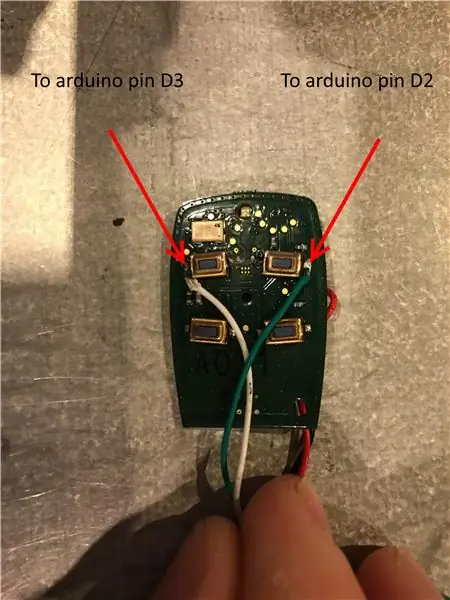 Stromversorgung des Arduino/Honeywell-Schlüsselanhängers