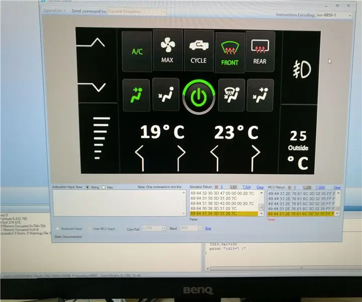 Arduino Nextion Control na dotik: 4 koraki