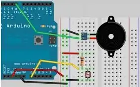 Зуммер датчика освещенности Arduino