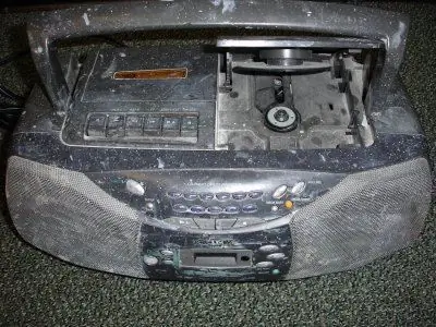 Een regel toevoegen aan een Boombox met een cassettespeler