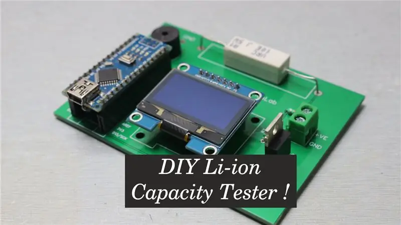 DIY Li-ion tester kapacity!