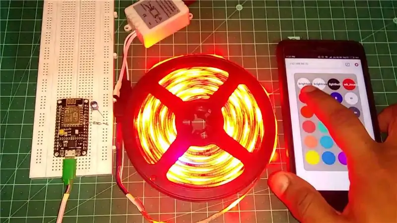 RGB LED kontrola