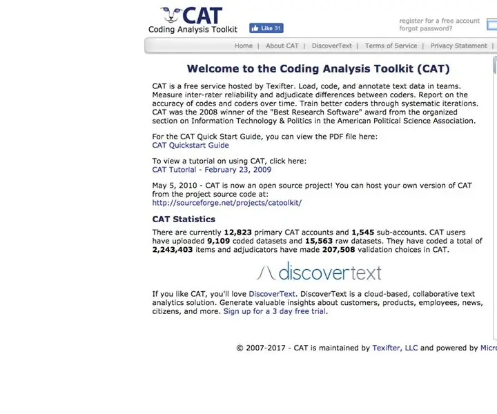 Coding Analysis Toolkit Cov Lus Qhia: 9 Cov Kauj Ruam