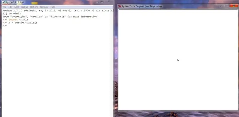 Primeras líneas de código - Importar tortuga Python