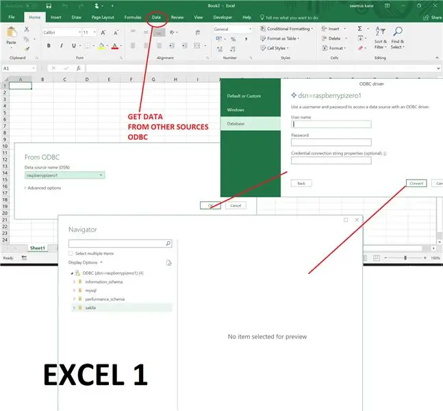 Använda Excel