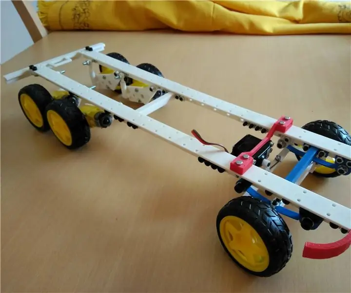 Robot Monka 6x4 chassi: 10 steg