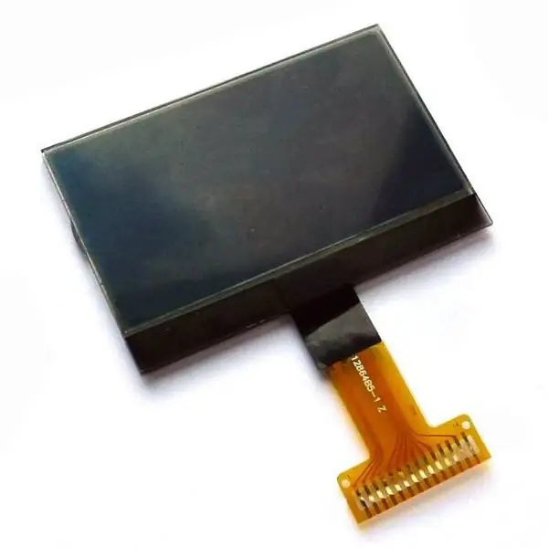 LCD COG kwa Nano ya Arduino