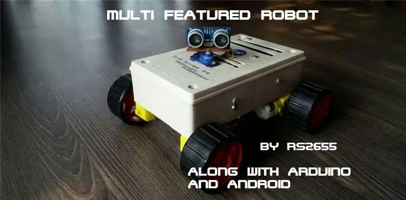 DIY Multi Featured Robot Med Arduino