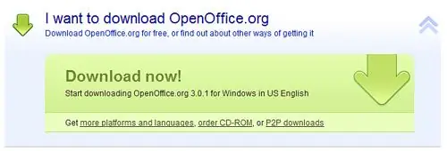 Visitez OpenOffice.org