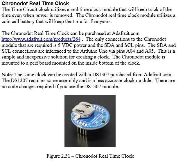 Komponentit - ChronoDot Real Time Clock