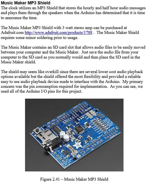 Components: Music Maker MP3 Shield