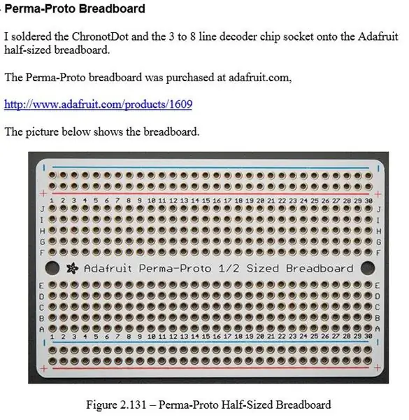 Mga Bahagi - Perma-Proto Breadboard