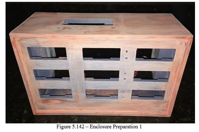 Konstruksiyon - Ihanda ang Enclosure para sa Pagpinta