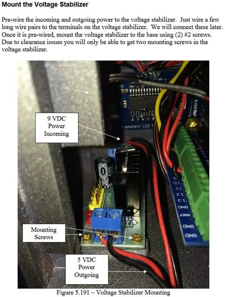Konstruksiyon - I-mount ang Voltage Stabilizer