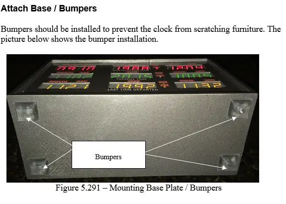 Konstruksiyon - Maglakip ng Base / Bumpers