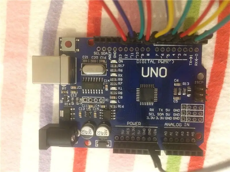 Arduino Uno Pin Set Up