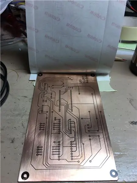 Fixació del tòner al PCB