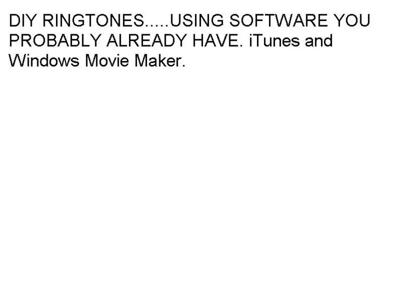 DIY Ringtones