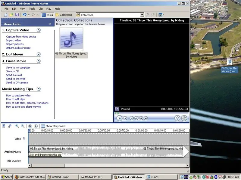 Editando esta música com o Windows Movie Maker