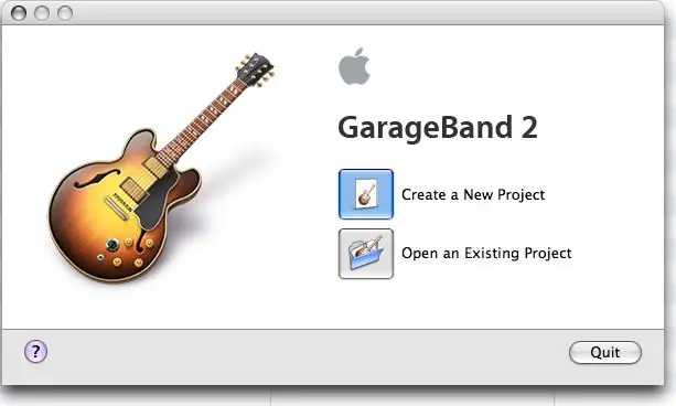 การสร้างไฟล์ Garageband ของคุณ