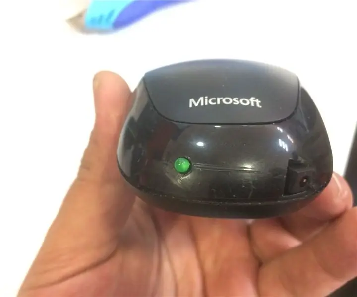 Wireless Mouse Rechargable Mod: 5 Hakbang (na may Mga Larawan)