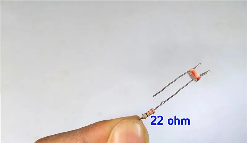 Résistance à souder 22 Ohm