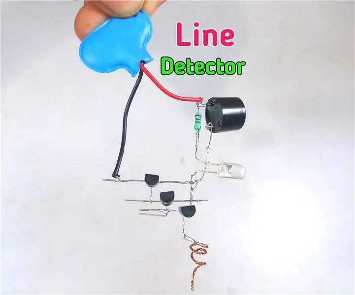 Spenningsdetektor ved bruk av BC547 -transistor: 9 trinn