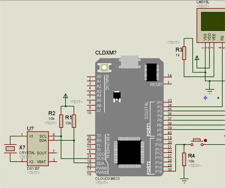 ক্লাউডএক্সের সাথে DS1307 ঘড়ি: 4 টি ধাপ