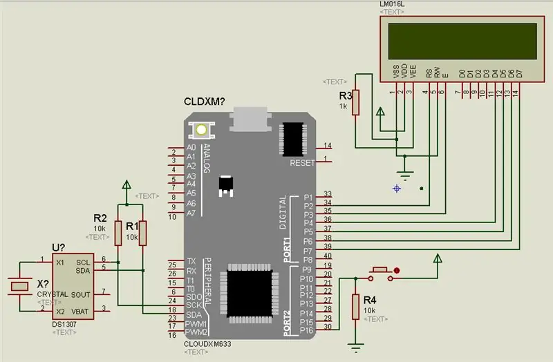 Đồng hồ DS1307 với CloudX