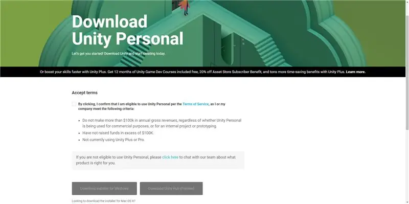 A Unity3D letöltése