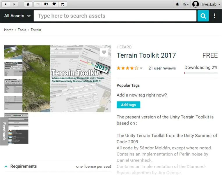 Terrain Toolkit, біздің кейіпкер!