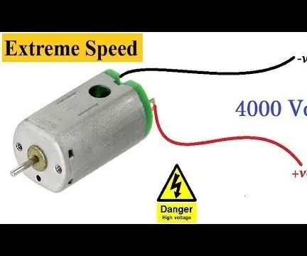 Wow !!! 3V DC MOTOR Vynútený pri 4000V - Úžasný nápad Nový DIY: 3 kroky