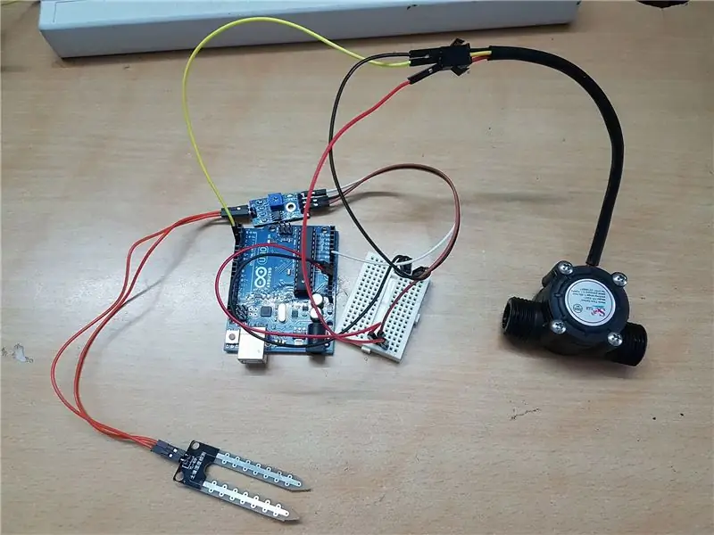 Flow Sensor'ду Arduino UNOго туташтырыңыз