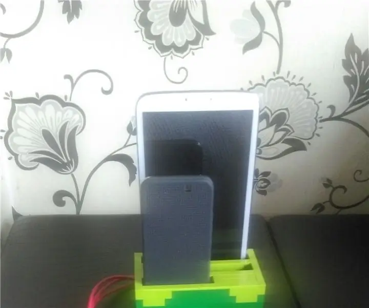 Nabíjacia základňa Lego pre viacero zariadení, tablet pre telefón: 15 krokov (s obrázkami)