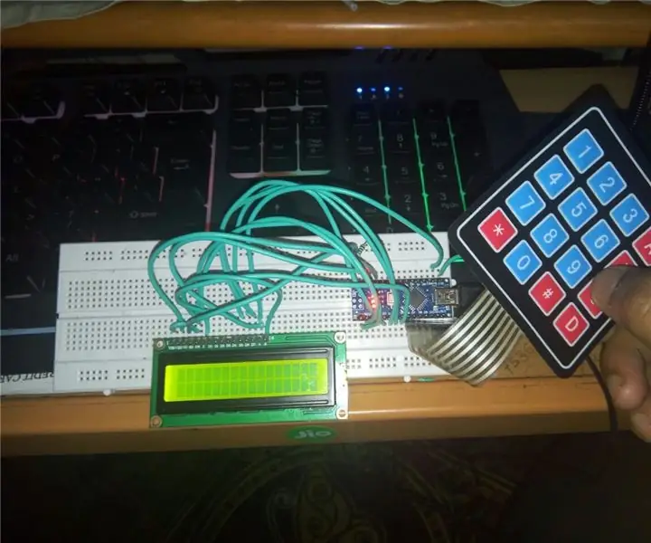 Calculatrice Arduino la plus simple : 5 étapes