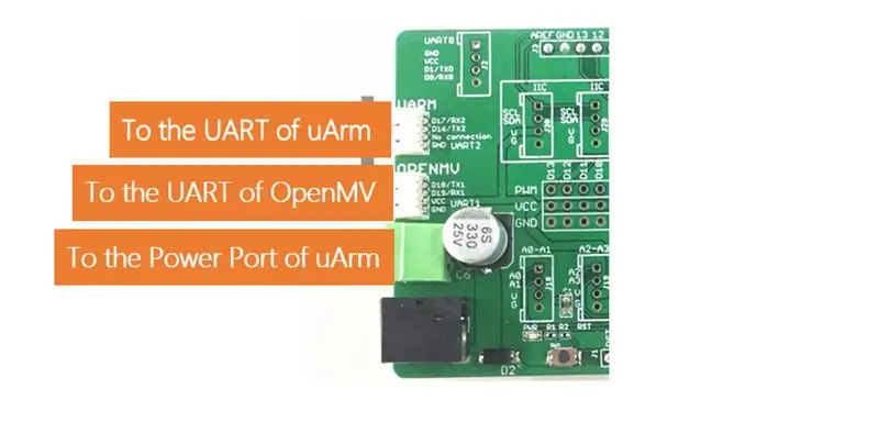 Povežite vse module po slikah