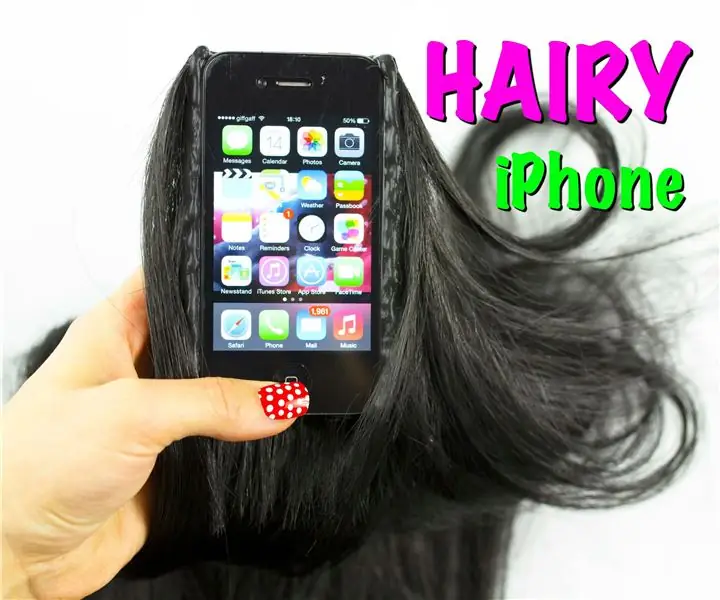 Chlpatý Iphone! DIY TELEFÓNNY Púzdro Life Hacks - puzdro na telefón s horúcim lepidlom: 6 krokov (s obrázkami)