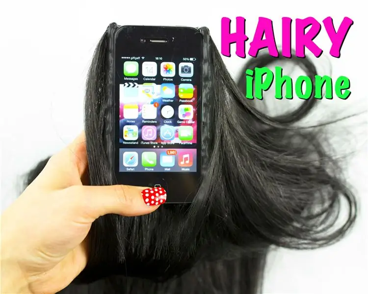 Τριχωτό iPhone! ΘΗΚΗ DIY PHONE Life Hacks - Θήκη τηλεφώνου Hot Glue