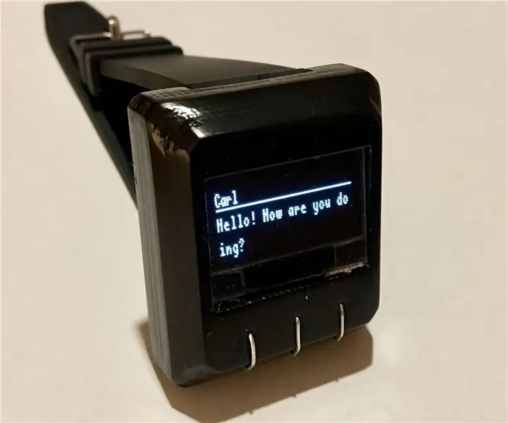 Arduino Apple Watch: 6 trinn (med bilder)