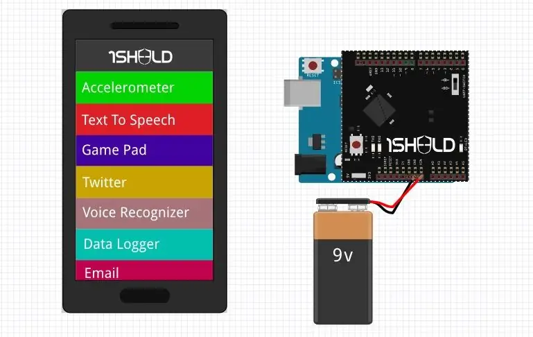 Temporizador de cuenta regresiva con GLCD Shield