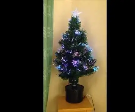 Fibreoptic Christmas Tree Upgrade: 5 ደረጃዎች (ከስዕሎች ጋር)