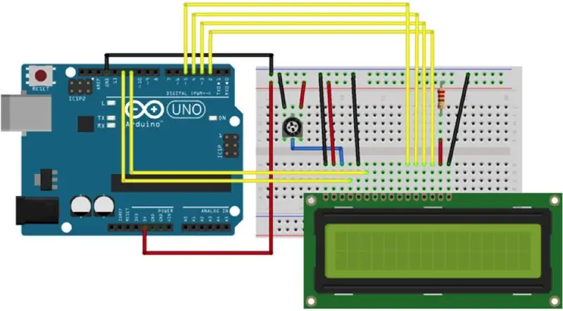 Screen ya LCD na Sensor