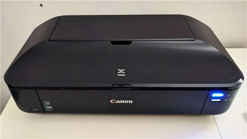 Maak die Canon Pixma IX6550 -drukker oop en maak dit skoon