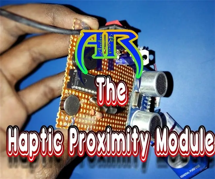 Haptic Proximity Module - Billigt og let: 5 trin (med billeder)