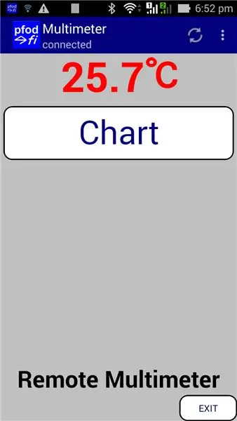 Høy nøyaktighet Ekstern datalogging ved bruk av multimeter/Arduino/pfodApp