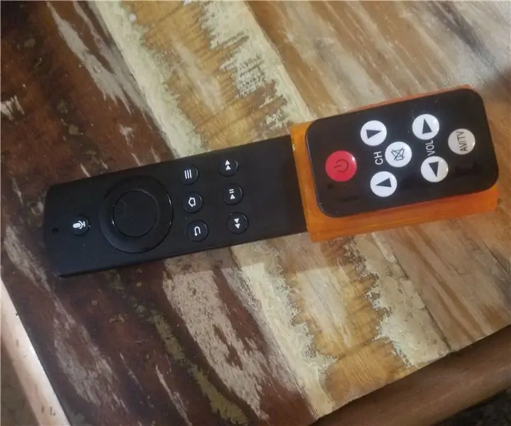 Slip on Amazon Fire Remote TV Remote: 3 βήματα (με εικόνες)