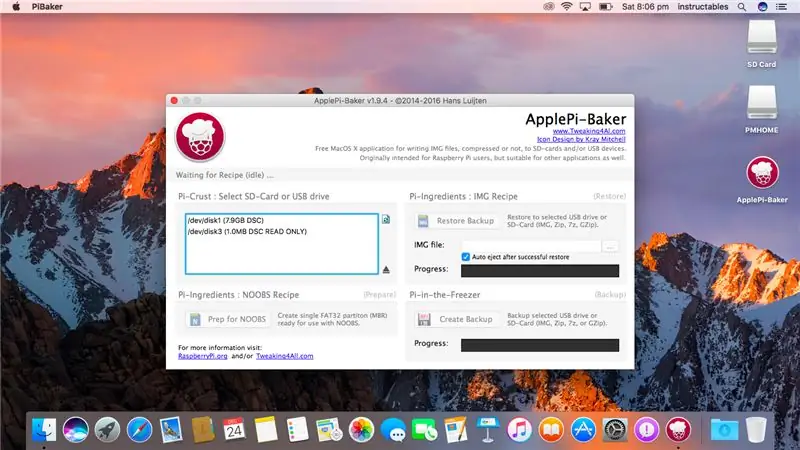 Instalirajte Raspbian OS pomoću Mac OS X