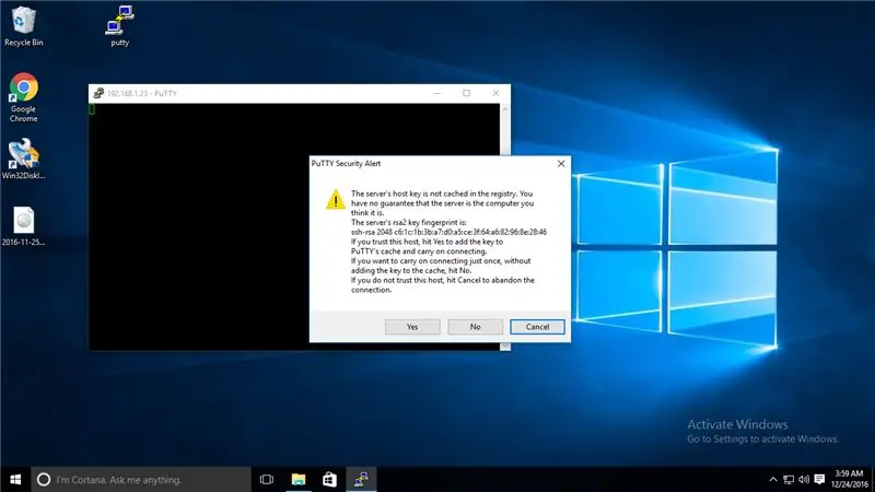 Conectați-vă de la distanță la Pi utilizând Windows