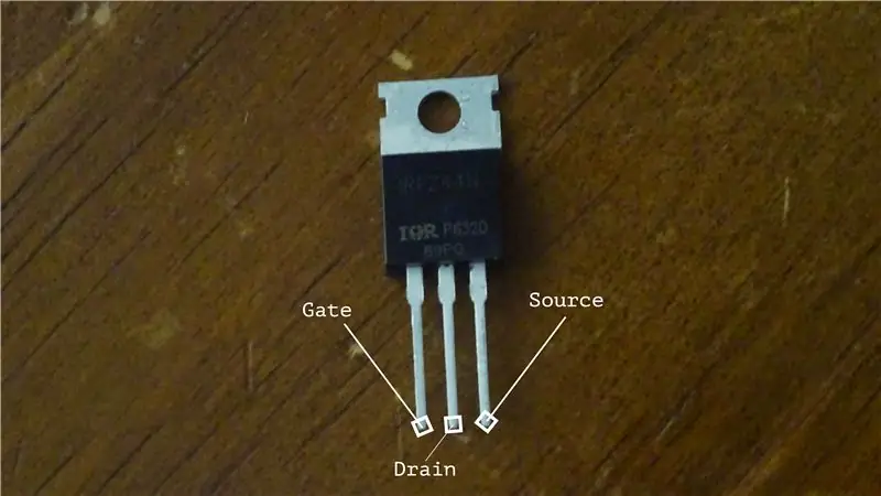 Mosfets savienošana un Pi savienošana