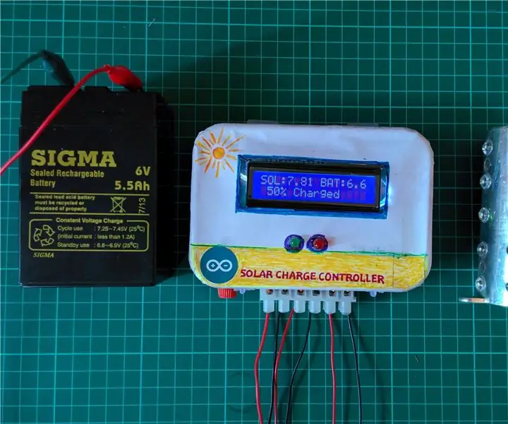 ARDUINO SOLARNI KONTROLER PUNJENJA (verzija-1): 11 koraka (sa slikama)